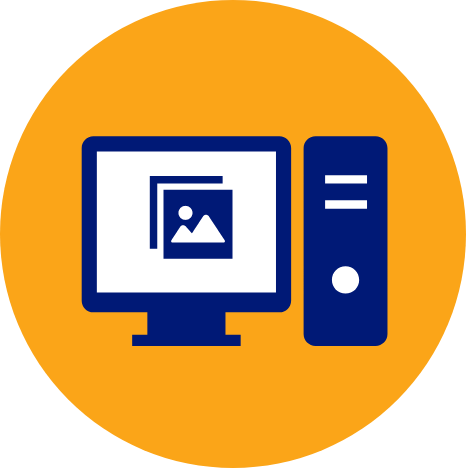 PCからも使えるから帳票確認・ファイル添付も便利